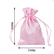 12 pcs 3x4" Satin Bags with Pull String