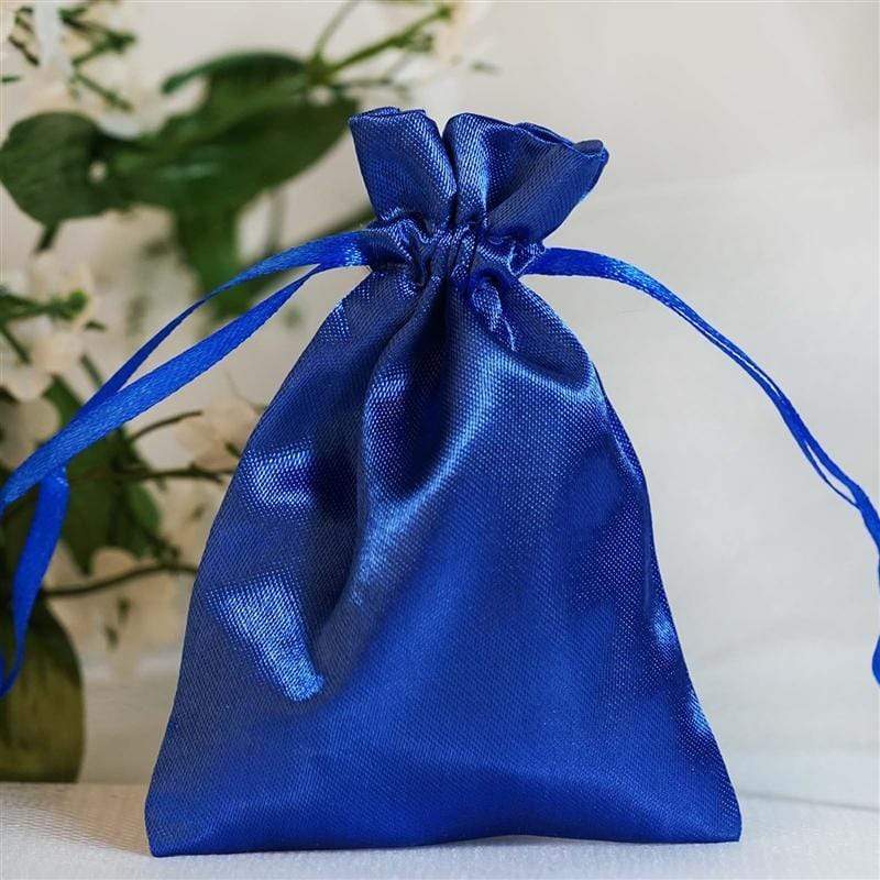 12 pcs 3x4" Satin Bags with Pull String