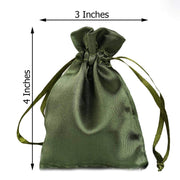 12 pcs 3x4" Satin Bags with Pull String