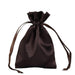 12 pcs 3x4" Satin Bags with Pull String BAG_SB_3x4_CHOC