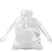12 pcs 3x4" Satin Bags with Pull String BAG_SB_3x4_WHT