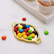 12 pcs 4.5" long Metallic Mini Oval Trays Favor Holders