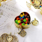 12 pcs 4" long Mini Heart Carriage Favor Holders