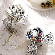 12 pcs 4" long Mini Heart Carriage Favor Holders