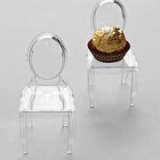 12 pcs 4" Mini Chair Candy Favor Holders - Clear PLTC_FIL_024_CLR