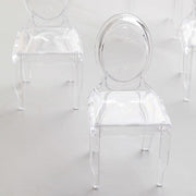 12 pcs 4" Mini Chair Candy Favor Holders - Clear PLTC_FIL_024_CLR