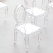 12 pcs 4" Mini Chair Candy Favor Holders - Clear PLTC_FIL_024_CLR