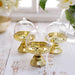 12 pcs 4" tall Mini Cake Stands with Dome Favor Holders