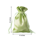 12 pcs 4x6" Satin Bags with Pull String