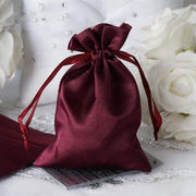 12 pcs 4x6" Satin Bags with Pull String
