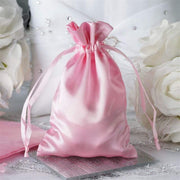 12 pcs 4x6" Satin Bags with Pull String