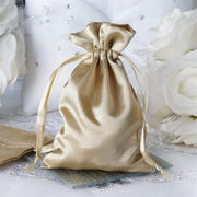 12 pcs 4x6" Satin Bags with Pull String