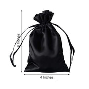 12 pcs 4x6" Satin Bags with Pull String
