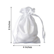 12 pcs 4x6" Satin Bags with Pull String