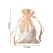 12 pcs 4x6" Satin Bags with Pull String