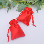 12 pcs 4x6" Satin Bags with Pull String