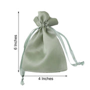 12 pcs 4x6" Satin Bags with Pull String