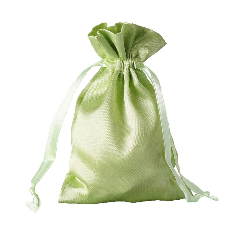 12 pcs 4x6" Satin Bags with Pull String BAG_SB_4X6_APPL