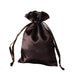 12 pcs 4x6" Satin Bags with Pull String BAG_SB_4X6_CHOC