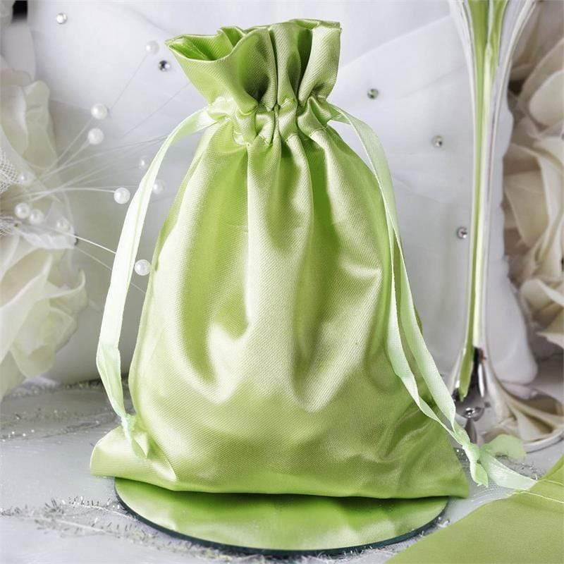 12 pcs 5x7" Satin Bags with Pull String