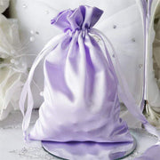 12 pcs 5x7" Satin Bags with Pull String