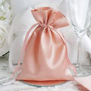 12 pcs 5x7" Satin Bags with Pull String