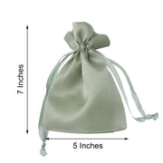 12 pcs 5x7" Satin Bags with Pull String