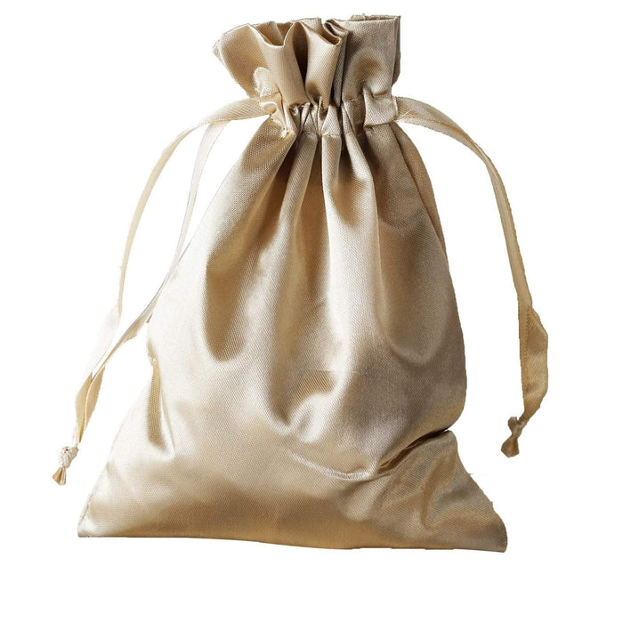 12 pcs 5x7" Satin Bags with Pull String BAG_SB_5X7_CHMP