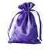 12 pcs 5x7" Satin Bags with Pull String BAG_SB_5X7_PURP