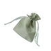 12 pcs 5x7" Satin Bags with Pull String BAG_SB_5X7_SAGE