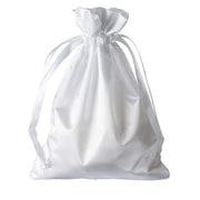 12 pcs 5x7" Satin Bags with Pull String BAG_SB_5X7_WHT