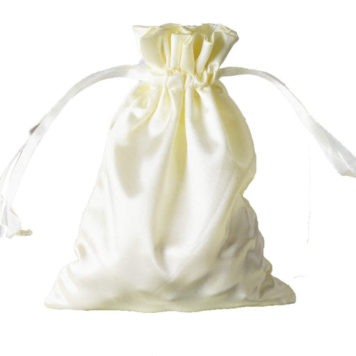 12 pcs 5x7" Satin Bags with Pull String BAG_SB_5X7_YEL