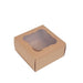 12 pcs 6" Cake Boxes with Window Bakery Gift Favor Holders - Brown BOX_6X3_CAKE02_NAT