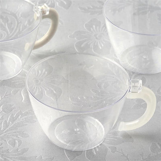 12 pcs 6 oz. Clear Drink Glasses Cups - Disposable Tableware PLST_CU0058_CLR