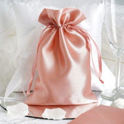12 pcs 6x9" Satin Bags with Pull String