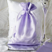 12 pcs 6x9" Satin Bags with Pull String
