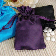 12 pcs 6x9" Satin Bags with Pull String