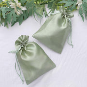 12 pcs 6x9" Satin Bags with Pull String