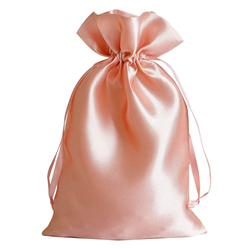 12 pcs 6x9" Satin Bags with Pull String BAG_SB_6x9_080