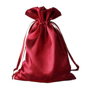 12 pcs 6x9" Satin Bags with Pull String BAG_SB_6X9_BURG