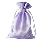 12 pcs 6x9" Satin Bags with Pull String BAG_SB_6X9_LAV
