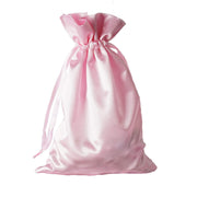 12 pcs 6x9" Satin Bags with Pull String BAG_SB_6x9_PINK