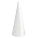 12 pcs 8" Foam Cones Crafts DIY Arts Wholesale Supplies - White FOAM_CONE_08