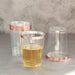 12 pcs 9 oz Clear with Rose Gold Rim Cups - Disposable Tableware DSP_CUCT002_9_CLRG2