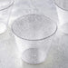 12 pcs 9 oz. Glittered Wine Cocktail Plastic Glasses - Disposable Tableware PLST_CU0054_CLRS
