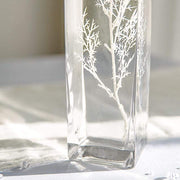12 pcs Glass Square Vases Wedding Centerpieces - Clear