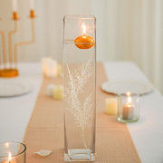 12 pcs Glass Square Vases Wedding Centerpieces - Clear