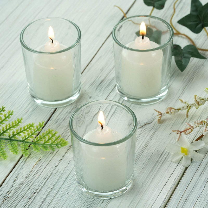 12 pcs Glass Votive Holders