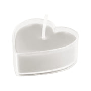 12 pcs Heart Votive Tealight Candles for Wedding Parties