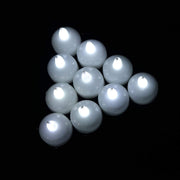 12 pcs LED Tealight Floating Candles Lights - White LED_TEA01_WHT